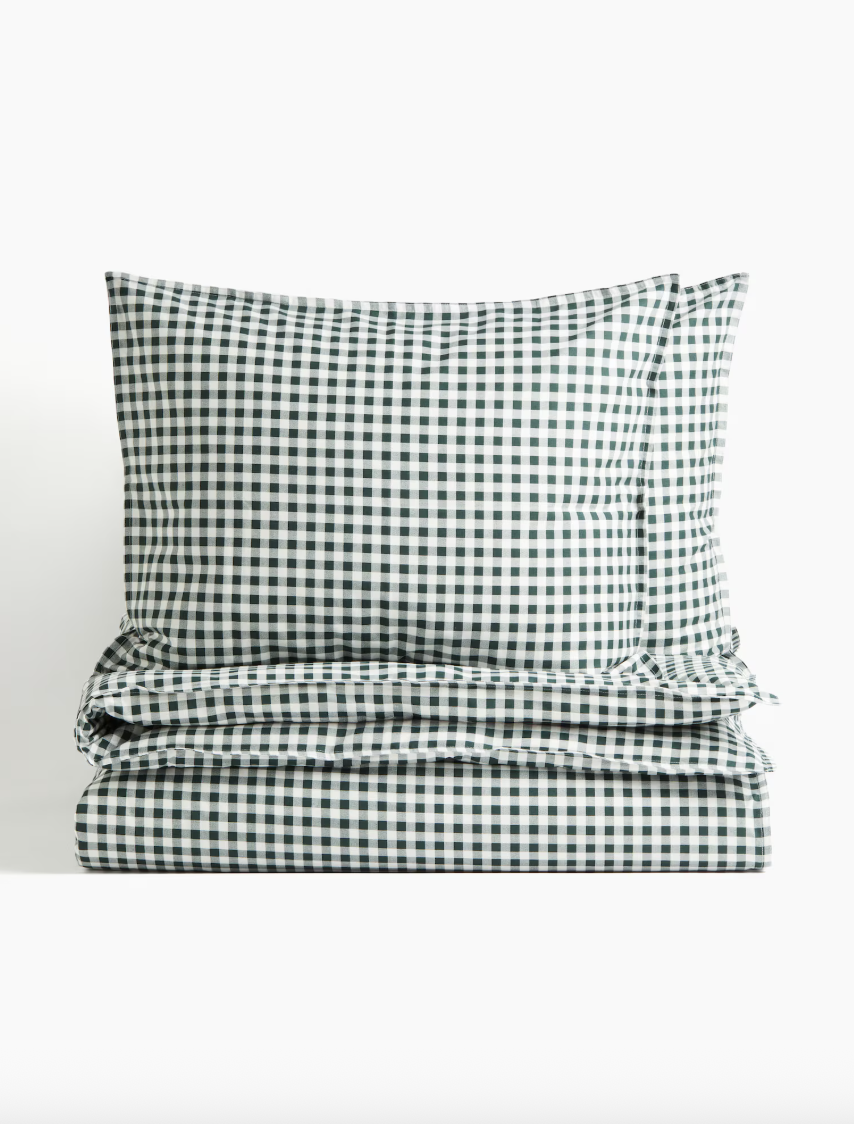  H&M Patterned Duvet Cover Set.